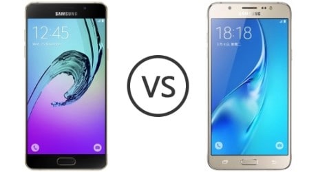 Galaxy J7 vs Galaxy A5: Specs & features comparision